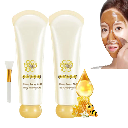 2 Pack Honey Tearing Mask