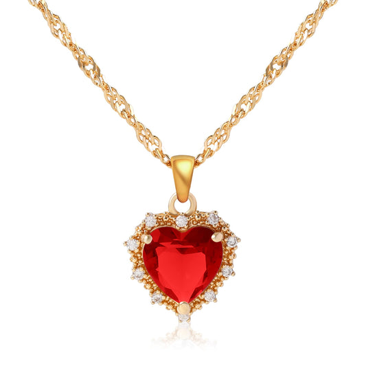 Ruby Necklace (Red)