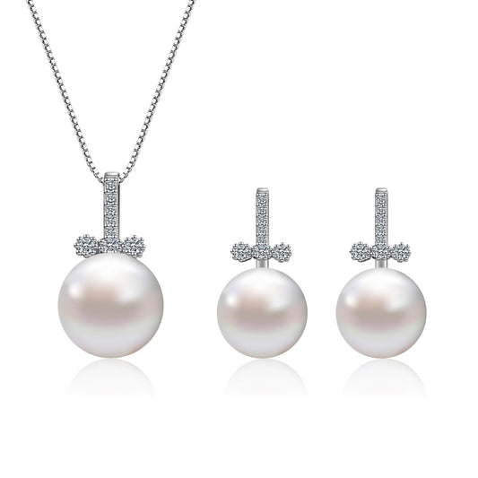Pearl Set for Women (Silver)