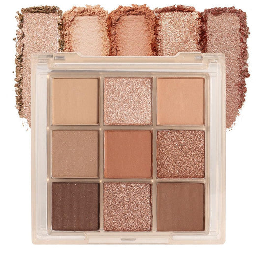 9 Colors Palette (Rose Gold Brown)