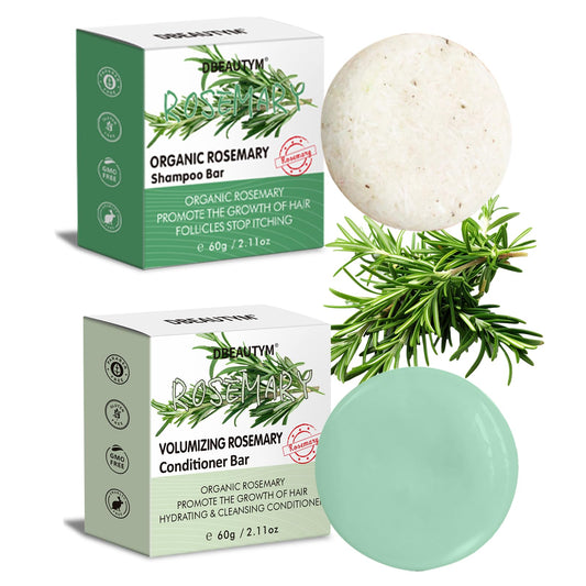 2 Pack Rosemary Shampoo Conditoner Bar