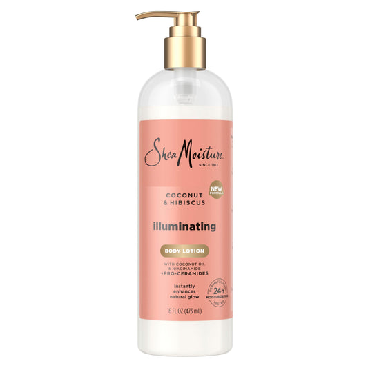 Body Lotion with Coconut Oil, Hibiscus, Niacinamide and Pro-Ceramides