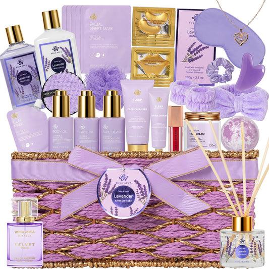 Spa basket (Lavendel)