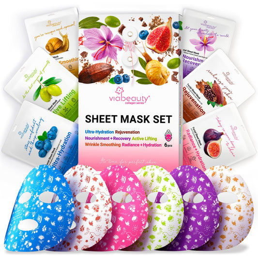 6 Pack of Sheet Face Masks
