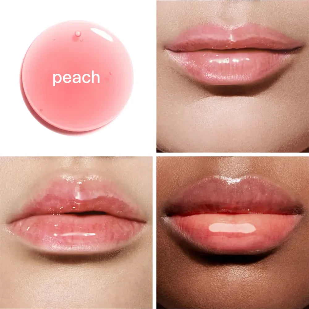Big Brush 7 Color Changing Lip Oil Moisturizing Flavouring Fruit Clear Vegan Private Label Pink Lipgloss Lip Plumper Gloss