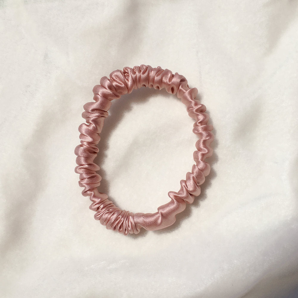100% pure silk scrunchies (23 colors)