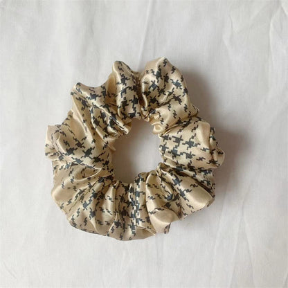 Satin hair tie (24 colors/patterns)