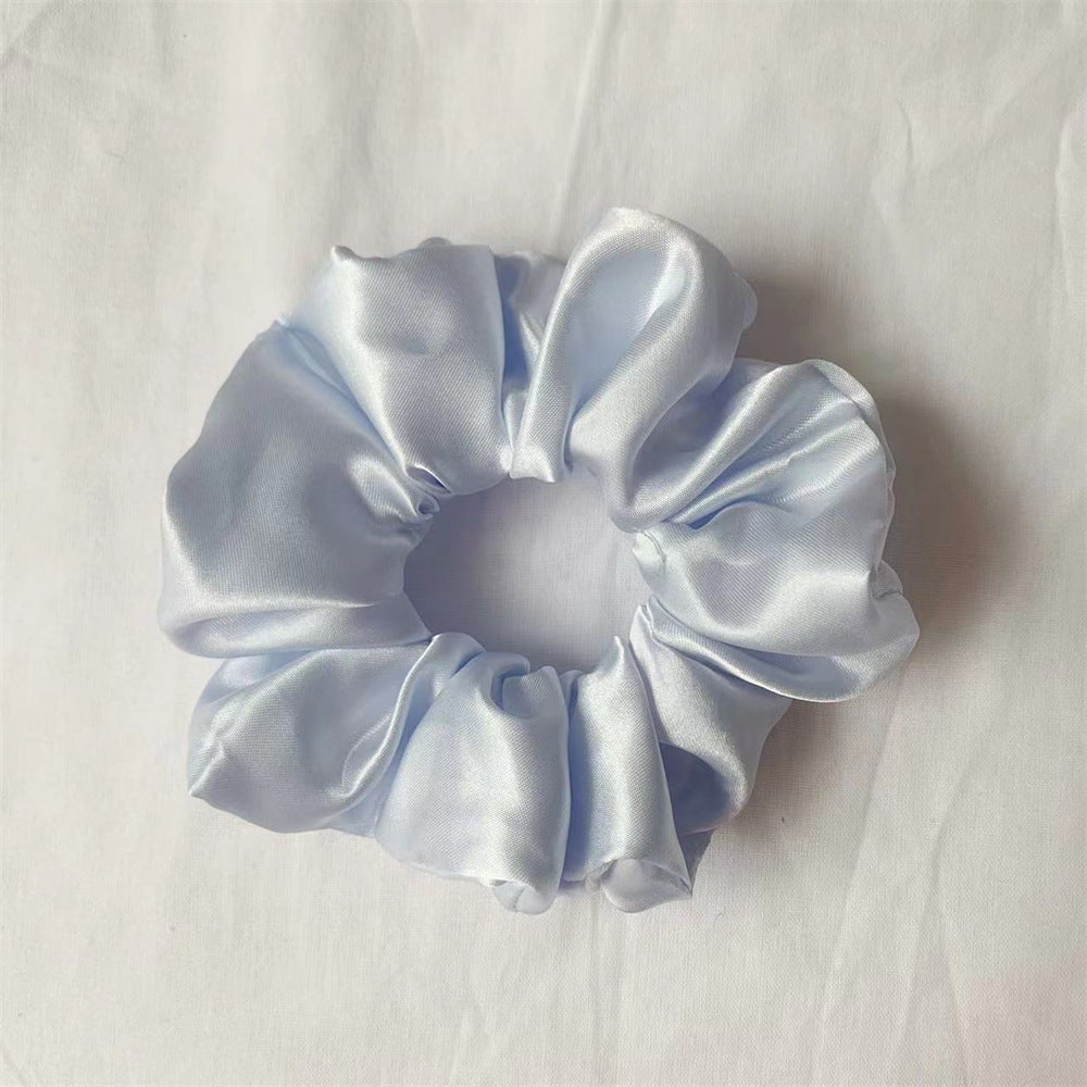 Satin hair tie (24 colors/patterns)
