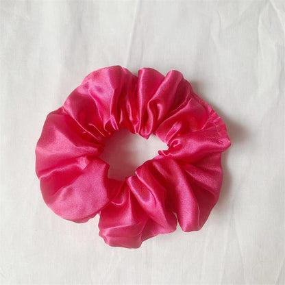 Satin hair tie (24 colors/patterns)
