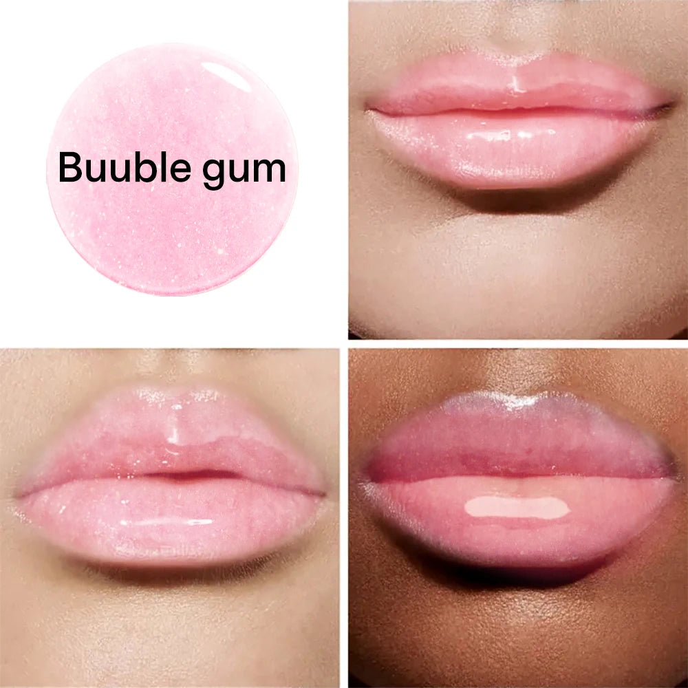 Big Brush 7 Color Changing Lip Oil Moisturizing Flavouring Fruit Clear Vegan Private Label Pink Lipgloss Lip Plumper Gloss
