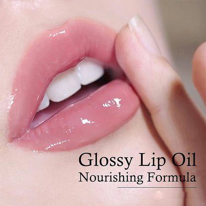 Big Brush 7 Color Changing Lip Oil Moisturizing Flavouring Fruit Clear Vegan Private Label Pink Lipgloss Lip Plumper Gloss