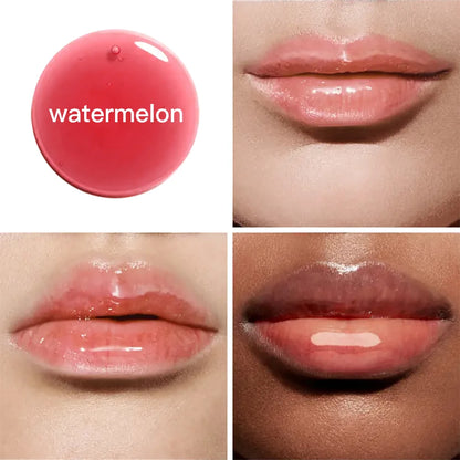 Big Brush 7 Color Changing Lip Oil Moisturizing Flavouring Fruit Clear Vegan Private Label Pink Lipgloss Lip Plumper Gloss
