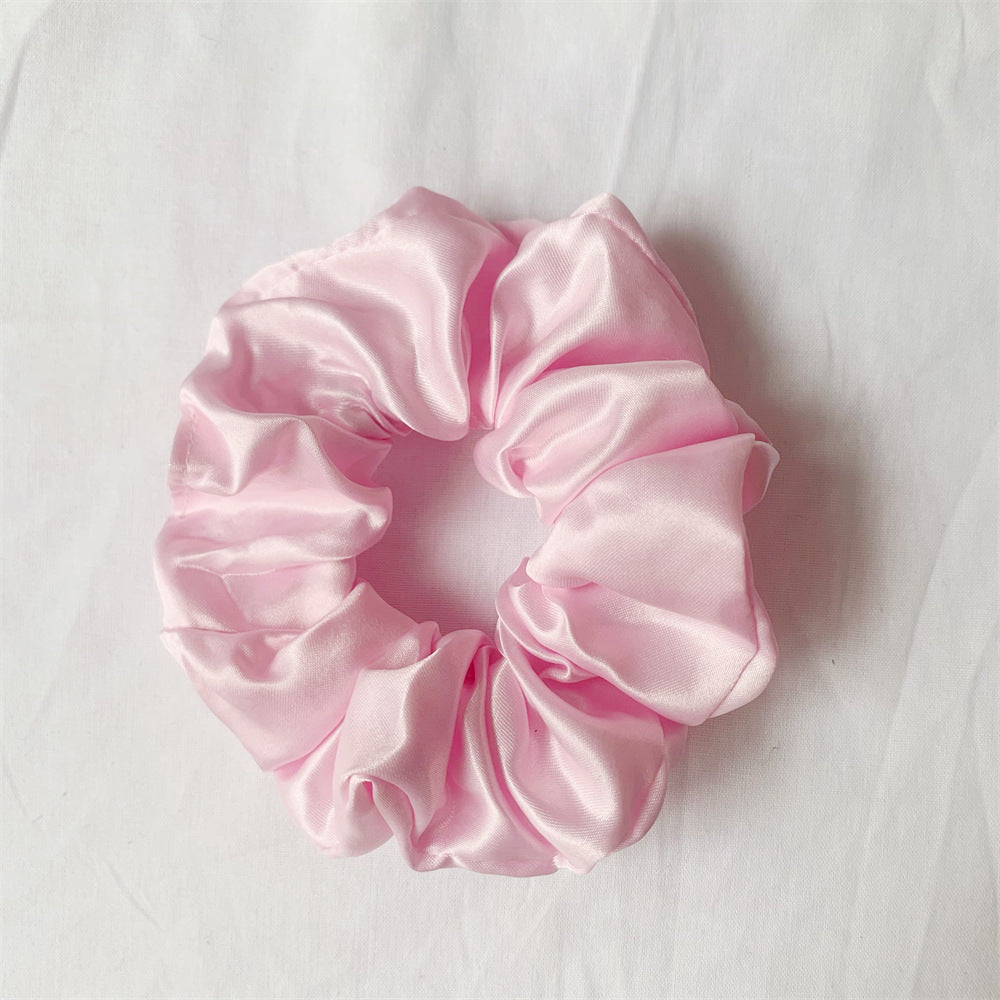 Satin hair tie (24 colors/patterns)