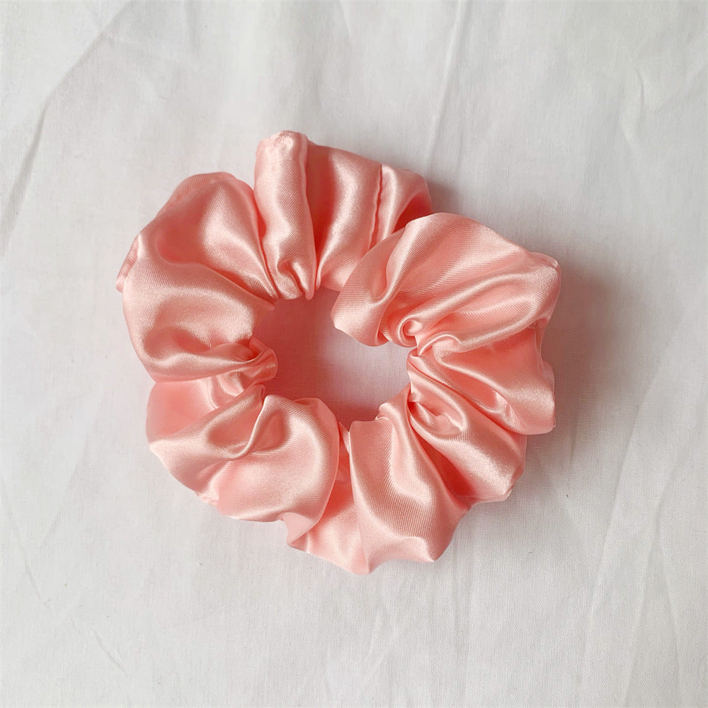 Satin hair tie (24 colors/patterns)