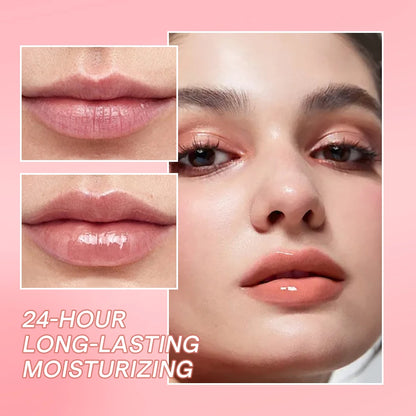 Big Brush 7 Color Changing Lip Oil Moisturizing Flavouring Fruit Clear Vegan Private Label Pink Lipgloss Lip Plumper Gloss