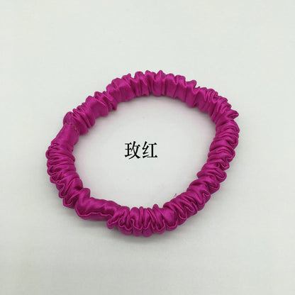100% pure silk scrunchies (23 colors)