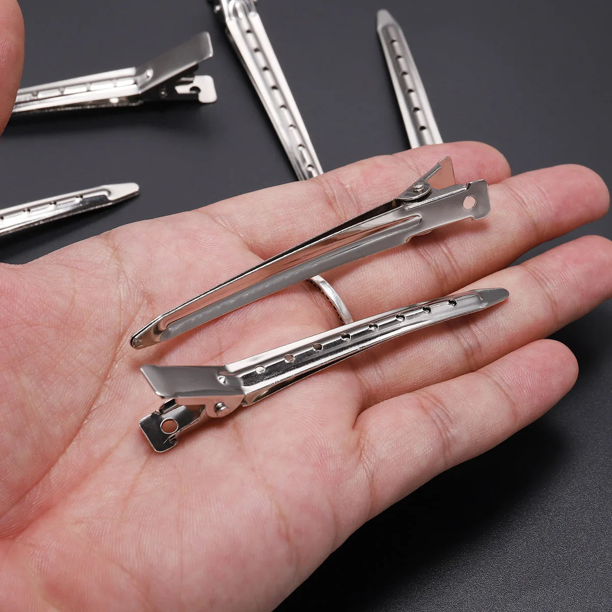 10Pcs 8.5CM Professional Salon Hair Clips