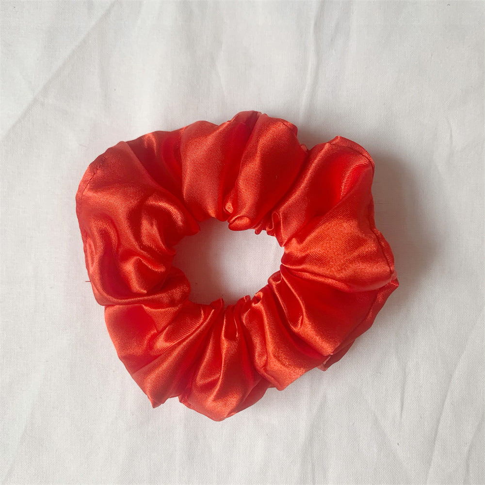 Satin hair tie (24 colors/patterns)