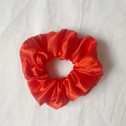 Satin hair tie (24 colors/patterns)