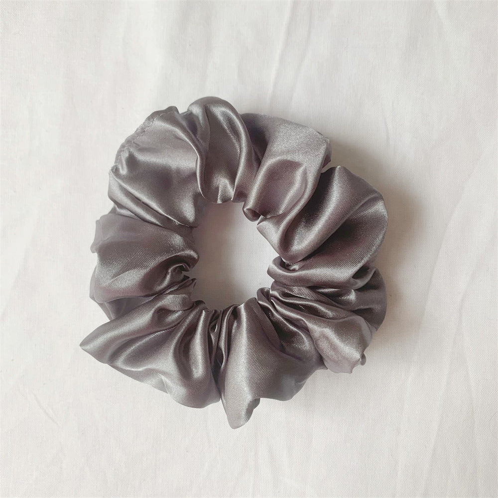 Satin hair tie (24 colors/patterns)