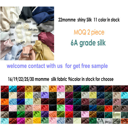 100% pure silk scrunchies (23 colors)
