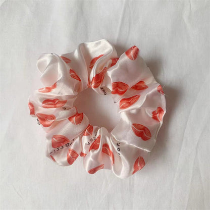 Satin hair tie (24 colors/patterns)