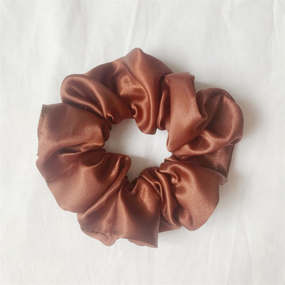 Satin hair tie (24 colors/patterns)
