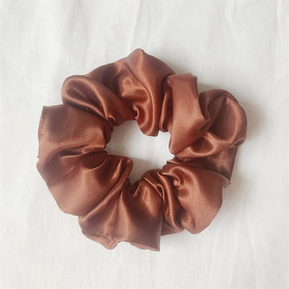 Satin hair tie (24 colors/patterns)