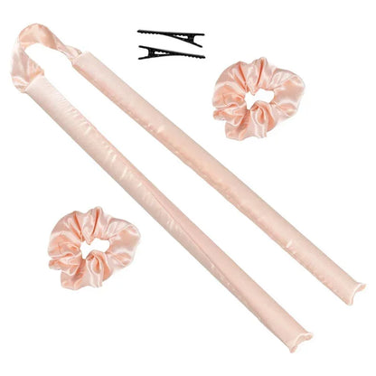 Heatless Rod Silk Curls