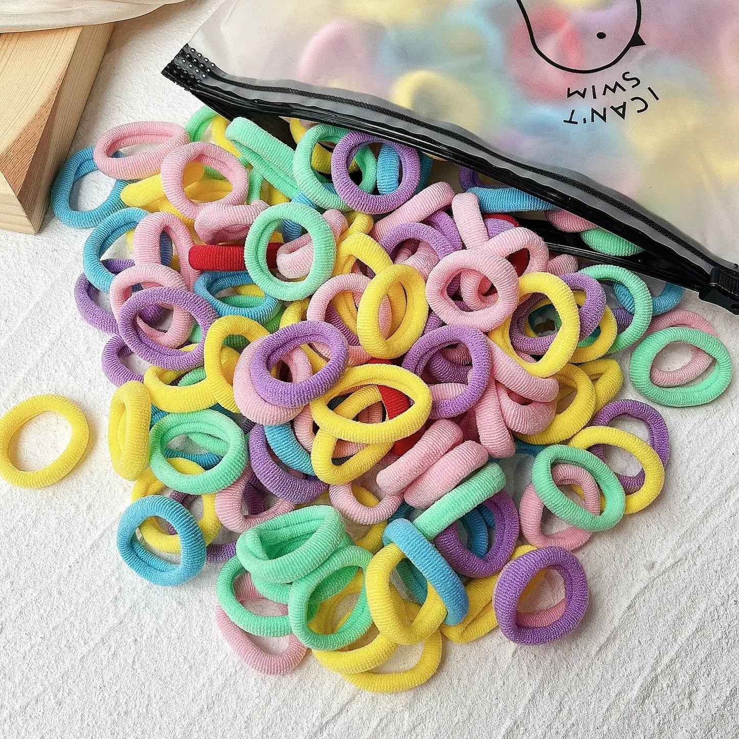 20/50pcs kids hair ties (25 options)