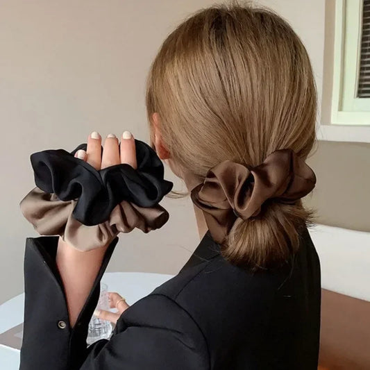 Hair Tie French Vintage Satin (4 colors)