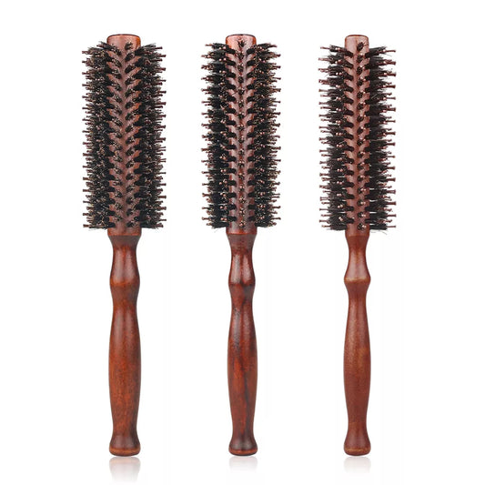 Wood Bristle Hair Brush (6 sizes)