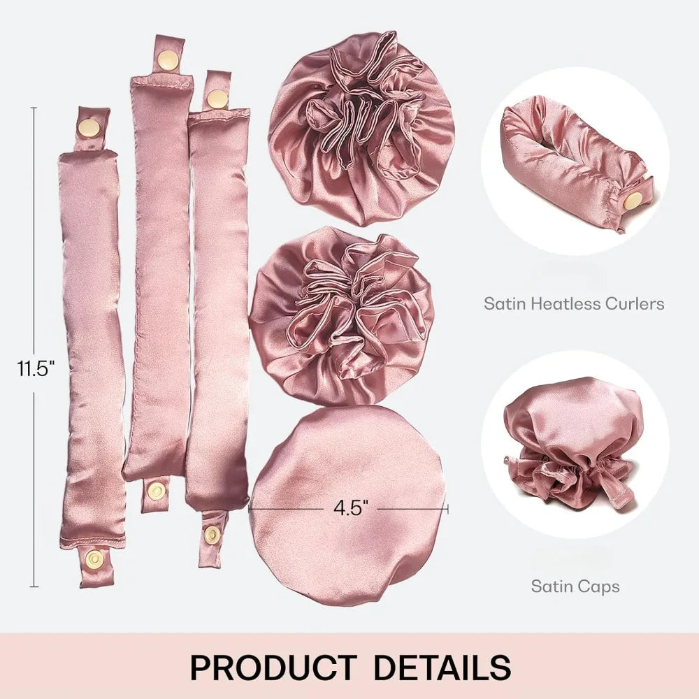Heatless Rod Silk Curls