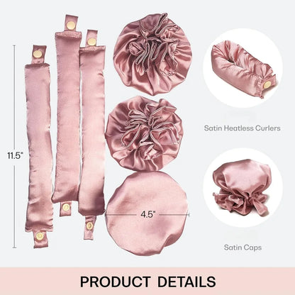 Heatless Rod Silk Curls