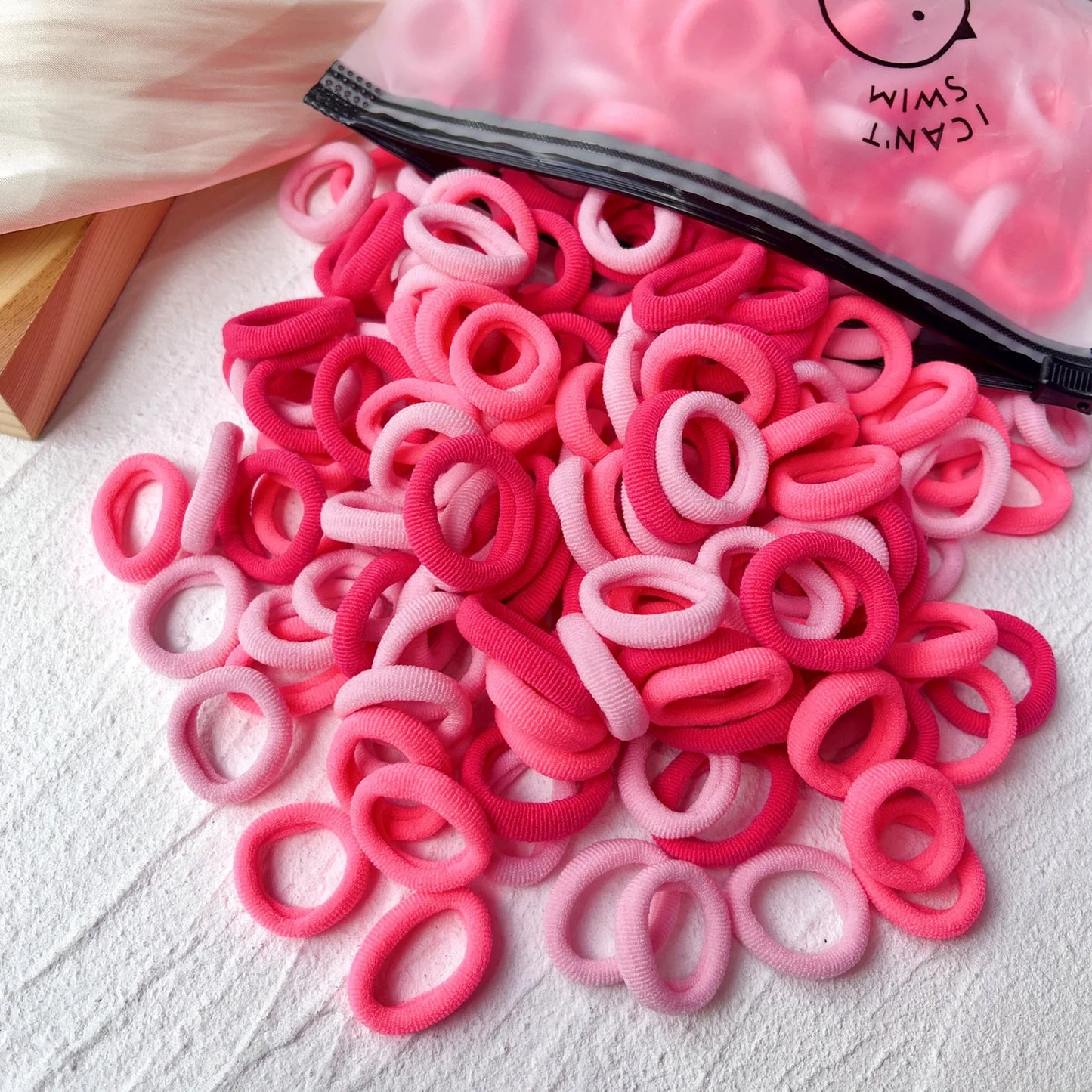 20/50pcs kids hair ties (25 options)