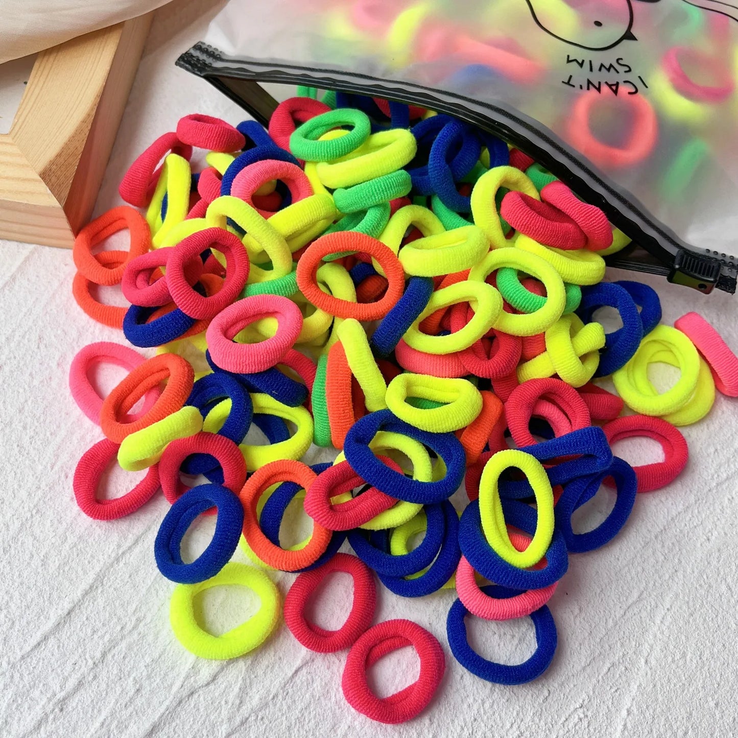 20/50pcs kids hair ties (25 options)