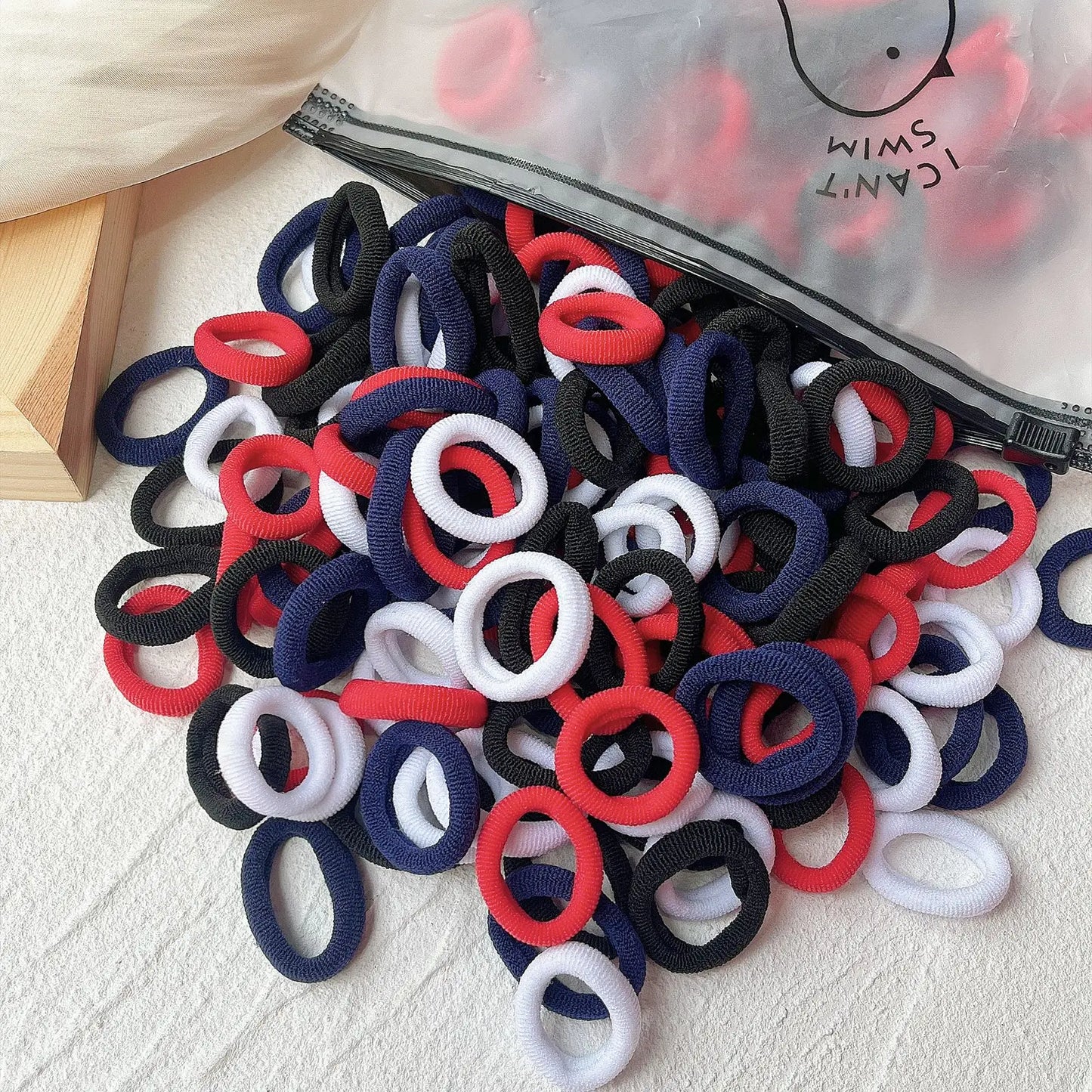 20/50pcs kids hair ties (25 options)