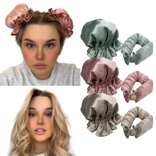 Heatless Rod Silk Curls